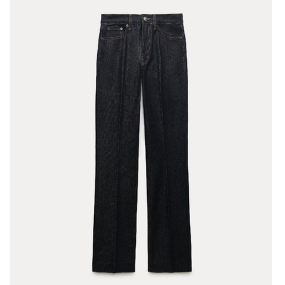 Zara The High Rise Bootcut Signature Denim